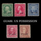 GUAM.US Possession.5 Stamps.MH-MNG.Scott 1-2-5-6-8 - Guam