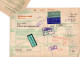 BRD 1972, Luftpost Paketkarte V. PINEBERG M. Schweden Porto-Etikett  - Storia Postale