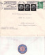 DR 1934, 3x1 Zusatzfr. Auf 5 Pf. Hindenburg Privatganzsache Brief V. München - Cartas & Documentos