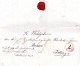 Bayern 1831, Roter Ovalstpl. VON ANSBACH Auf Post-Vorschuss Brief N. Oettingen - [Voorlopers