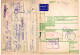 BRD 1972, Luftpost Paketkarte V. LADENBURG M. Schweden Porto-Etikett  - Covers & Documents