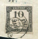 Rare Devant De Lettre Locale De Bordeaux ( Janvier 1859 ) Avec Un N° 1 - 1849-1876: Classic Period
