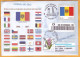 2017  Moldova Diplomatic Relations. Moldova, Italy.  Flags. 25 Years. Special Cancellations. - Moldavie