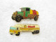 PIN'S  LOT   2  CAMIONS  SHELL - Transports