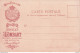 PUBLICITE CHOCOLAT LOMBART  FONDE EN 1760 PARIS  AVENUE DE CHOISY L'ATTELAGE DE LIVRAISON - Werbepostkarten