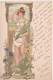 ILLUSTRATEUR ELISABETH SONREL - STYLE ART NOUVEAU - CIRCULEE EN 1904 - Sonstige & Ohne Zuordnung