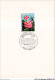 AGSP1-0040-CARTE MAXIMUM - MONACO-A 1980 - Jour D'emission - Rose Princesse Stephanie - Oblitérés