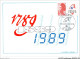 AGSP10-0655-CARTE MAXIMUM - DIJON 1987 - LIBERTE - 1980-1989