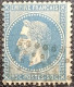 N°29B. Napoléon 20c Bleu. Oblitéré Losange G.C. N°3581 Saint-Étienne - 1863-1870 Napoleon III With Laurels