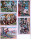 Delcampe - Lot 49 Chromos Thème Histoire Chocolat D'Aiguebelle, Tous Scannés - Aiguebelle