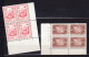 Belgique 1958, Nations-Unies, PA 30 / PA 35 ** En Bloc De 4 Avec 2 Bords - Nuevos