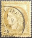 FRANCE Y&T N°59 Cérès 15c Bistre. Cachet De Beaujeu - 1871-1875 Ceres