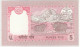 BILLETE NEPAL 5 RUPIAS 1995 P-30a.3  - Andere - Azië