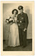 Foto AK/CP Hochzeitsporträt  Wehrmacht  Orden    Ungel/uncirc. 1933-45  Erhaltung/Cond. 2  Nr.1757 - War 1939-45