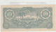 BILLETE MALAYA 10 DOLARES 1942 P-M7b - Andere - Azië