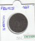 CRE3309 MONEDA ESPAÑA FELIPE IV 1661 RESELLO 16 MARAVEDI BC - Andere & Zonder Classificatie