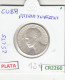 CR2260 MONEDA CUBA 25 CENTAVOS  1949 PLATA EBC - Altri – America