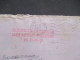 COURIER DETERIORE SUITE ACCIDENT AEROPOSTALE DU 28 1 1958 LETTRE EN PARTIE BRULEE - 1921-1960: Moderne