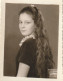 JEWISH JUDAICA  TURQUIE FAMILY ARCHIVE SNAPSHOT  PORTRAIT PHOTO FEMME FILL GIRL LONG HAIR 6.4X8.3cm. - Anonyme Personen