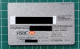 SWITZERLAND CREDIT CARD HSBC - Carte Di Credito (scadenza Min. 10 Anni)