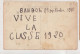 Fixe Carte Photo Bandol Var Conscrit Classe 1920 27 Septembre 1918 - Bandol