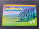 NETHERLANDS  PREPAID / € 5,- / BAMBOO/ EASTER ISLAND STATUES  / USED  CARD   ** 16614** - Cartes GSM, Prépayées Et Recharges