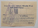 BILLET DE LOTERIE - COLONIE FRANCAISE DE MONACO - 1951 - OEUVRE D'ASSISTANCE DU COMITE DE BIENFAISANCE DE LA COLONIE - Billets De Loterie