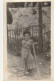 JEWISH JUDAICA CONSTANTINOPLE FAMILY ARCHIVE SNAPSHOT  PHOTO  ENFANT KID WOOD SCOOTER  8.8X13.8cm. - Persone Anonimi