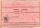 BOHEME ET MORAVIE - 9.10.1938 - Poukaska - Telegramm ( Anweisung - Telegramm) - Postamt TELLNITZ, Tag Der Befreiung - Covers & Documents