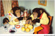 CAR-ABCP6-0499 - SINGE - DEUX SINGE A TABLE - Monkeys