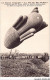 CAR-ABCP3-0212 - AVIATION - LE BALLON DIRIGEABLE - LA VILLE DE PARIS - CONSTRUIT PAR M-HENRY DEUTSCH - Luchtballon