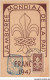 CAR-ABCP10-0982 - SCOUTISME - JAMBOREE MONDIAL DE LA PAIX - FRANCE 1947 - CARTE PHOTO MAXIMUN - Scoutisme
