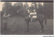 CAR-ABCP6-0517 - HIPPISME - DEUX HOMMES ET UN CHEVAL - CARTE PHOTO - Horse Show