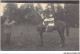 CAR-ABCP6-0517 - HIPPISME - DEUX HOMMES ET UN CHEVAL - CARTE PHOTO - Ippica