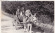 Old Real Original Photo - Little Boy On A Donkey Pulling Cart - 1958 - Ca. 12.5x8.5 Cm - Persone Anonimi