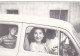 Old Real Original Photo - Man Woman Boy In A Car - Ca. 13x9 Cm - Persone Anonimi