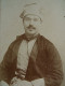 Photo CDV Gaudin Paris  Homme  Costume Afrique Du Nord  ? Plastron Et Ceinture à Rayures CA 1880-85 - L443 - Oud (voor 1900)