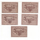 NOTGELD - FRANKFURT - 5 Different Notes - 25 Pfennig (F018) - [11] Emissions Locales