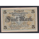 NOTGELD - Memel 5 Mark 22 Février 1922, French Administration-Post WWI, Lartdesgents.fr - [11] Local Banknote Issues