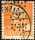 Pays : 149,04 (Danemark)   Yvert Et Tellier N° :   331 A (o) Perfin / Perforé - Oblitérés