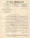 FRANCE ANNEE 1924/1932 N°199 PERFORE PM LE PETIT MARSEILLAIS 3 VI 1930 + CORRESPONDANCES  TB  - Cartas & Documentos