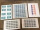 5 FEUILLES TIMBRES COMPLETES - ( 5 PAYS ). - Andere & Zonder Classificatie