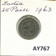 25 PAISE 1963 INDE INDIA Pièce #AY767.F.A - India