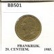 20 CENTIMES 1985 FRANCE Pièce #BB501.F.A - 20 Centimes