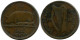 1/2 PENNY 1928 IRLANDA IRELAND Moneda #AY645.E.A - Ierland