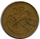 2 PENCE 1975 IRLANDE IRELAND Pièce #AY672.F.A - Irland