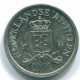 10 CENTS 1971 NETHERLANDS ANTILLES Nickel Colonial Coin #S13419.U.A - Antille Olandesi