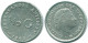 1/10 GULDEN 1966 ANTILLAS NEERLANDESAS PLATA Colonial Moneda #NL12704.3.E.A - Antille Olandesi
