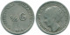 1/4 GULDEN 1944 CURACAO Netherlands SILVER Colonial Coin #NL10567.4.U.A - Curacao