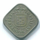 5 CENTS 1979 NETHERLANDS ANTILLES Nickel Colonial Coin #S12291.U.A - Niederländische Antillen